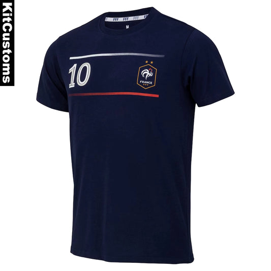 France National Team 24/25 Custom Football T-Shirt – Mbappé #10 | KitCustoms™