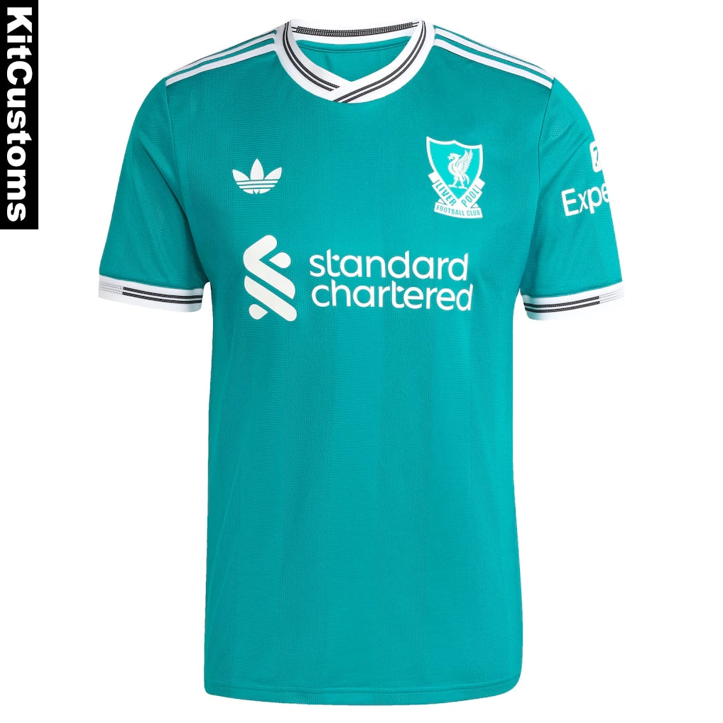 Liverpool 2025-2026 Third Football Shirt | Custom M.Salah #11 Jersey | KitCustoms™