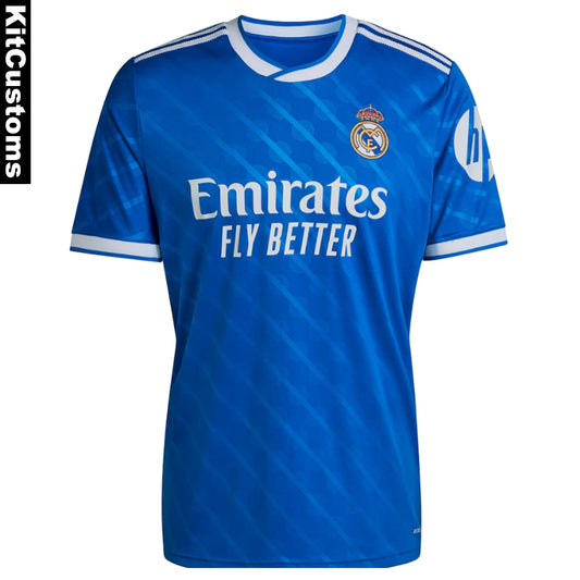 Real Madrid 25/26 Away Custom Football Shirt – Bellingham #5 | KitCustoms™