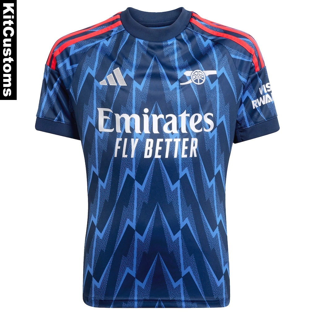 Arsenal 25/26 Third Football Jersey – Custom Saka #7 Shirt | KitCustoms™