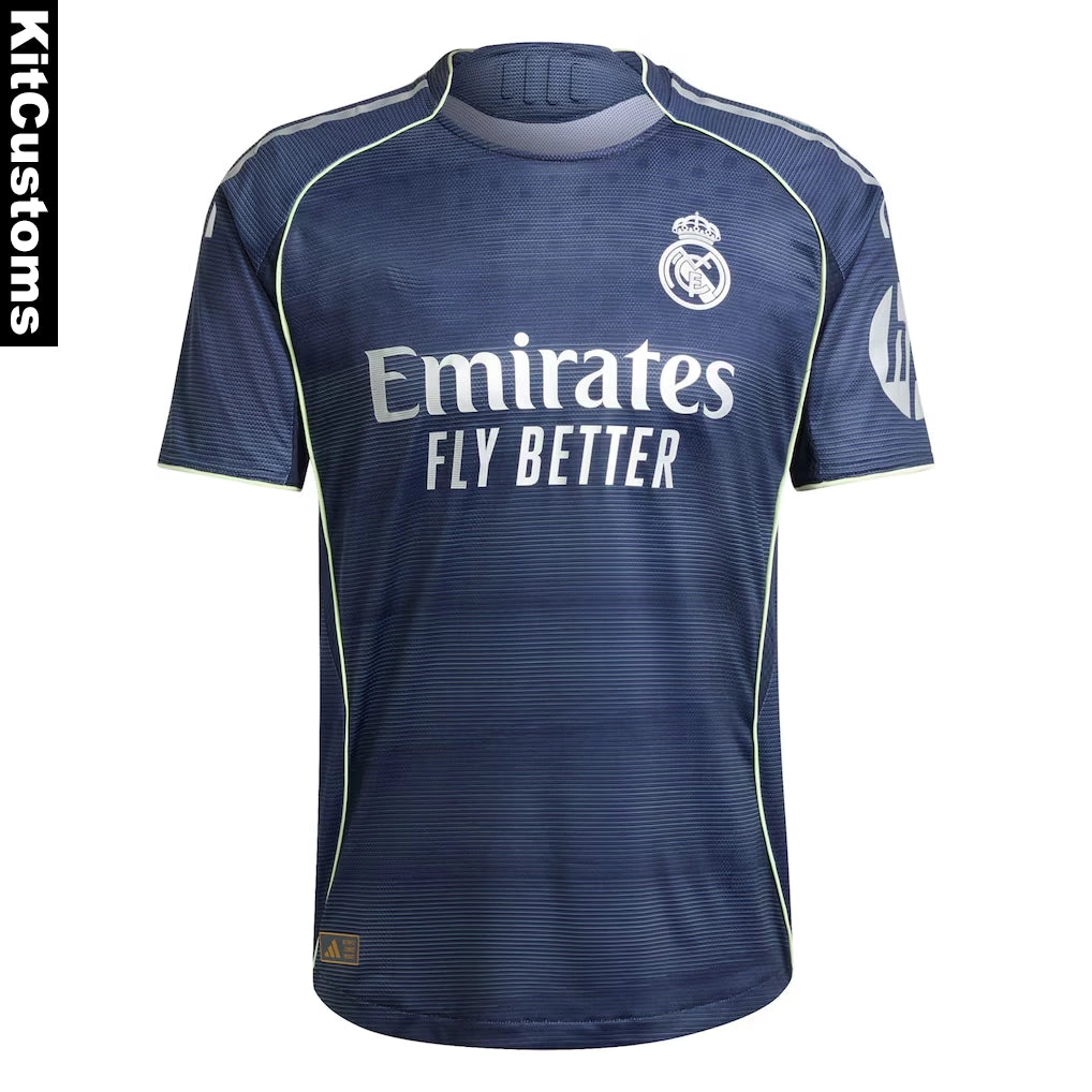 Real Madrid 2025/26 Away Jersey – Custom Vini Jr. #7 Football Shirt | KitCustoms™