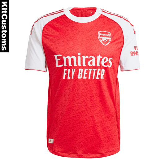 Arsenal 2025/26 Home Jersey – Custom Saka #7 Football Shirt | KitCustoms™