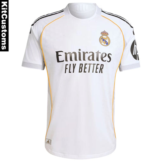 Real Madrid 25/26 Football Shirt | Custom VINI JR. #7 Jersey | KitCustoms™