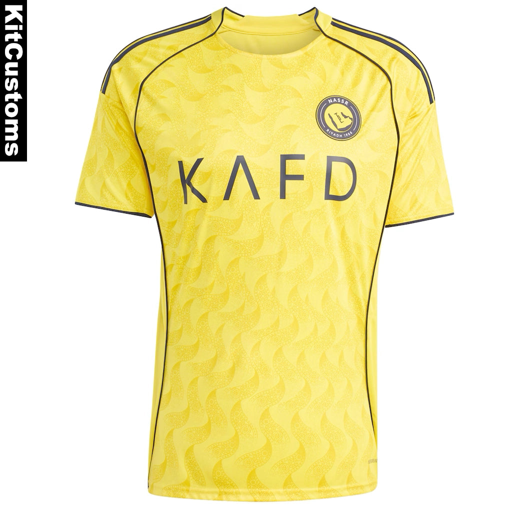 Nassr FC 2025/26 Home Custom Football Shirt | Ronaldo #7 Edition | KitCustoms™