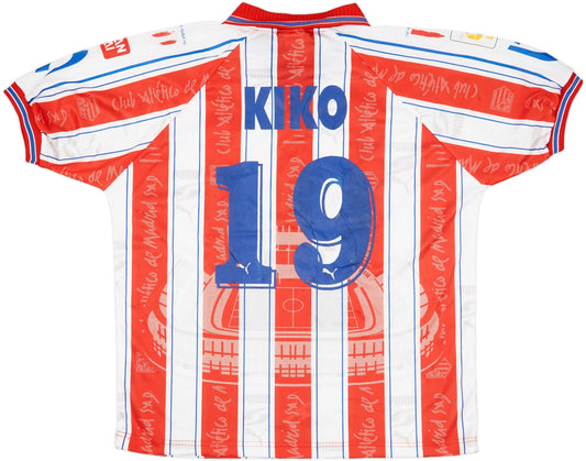 Atletico Madrid 1996/97 Home Retro Vintage Football Shirt front view