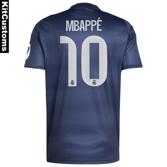 Real Madrid 25/26 Away Custom Football Shirt – Mbappé #10 | KitCustoms™