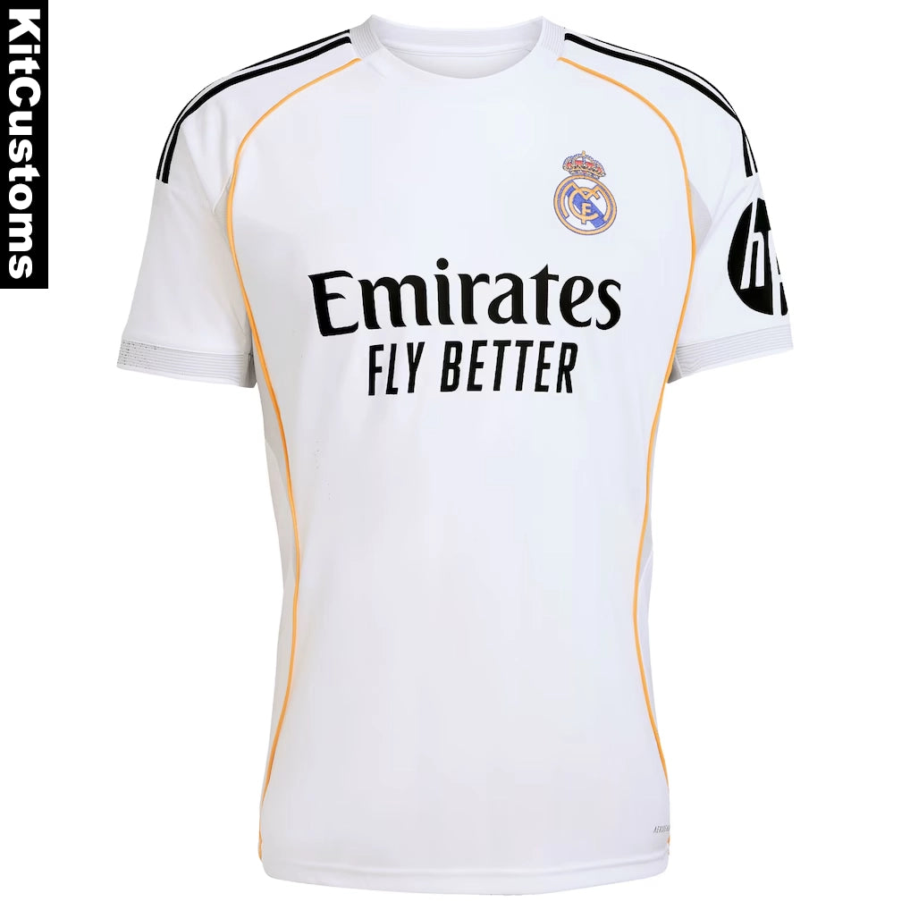 Real Madrid 25/26 Mbappé #10 Custom Football Shirt | KitCustoms™