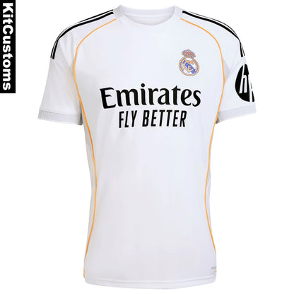 Real Madrid 25/26 Mbappé #10 Custom Football Shirt | KitCustoms™