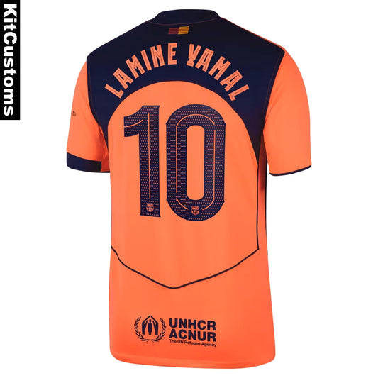 Barcelona 25/26 Third Away Custom Football Shirt – Lamine Yamal #10 | KitCustoms™