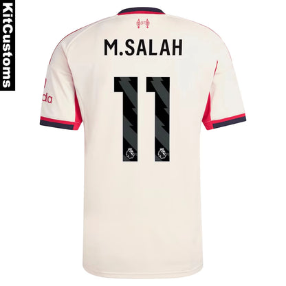 Liverpool 2025/26 Away Jersey | Custom M. Salah #11 Football Shirt – KitCustoms™