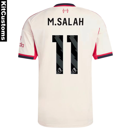 Liverpool 2025/26 Away Jersey | Custom M. Salah #11 Football Shirt – KitCustoms™