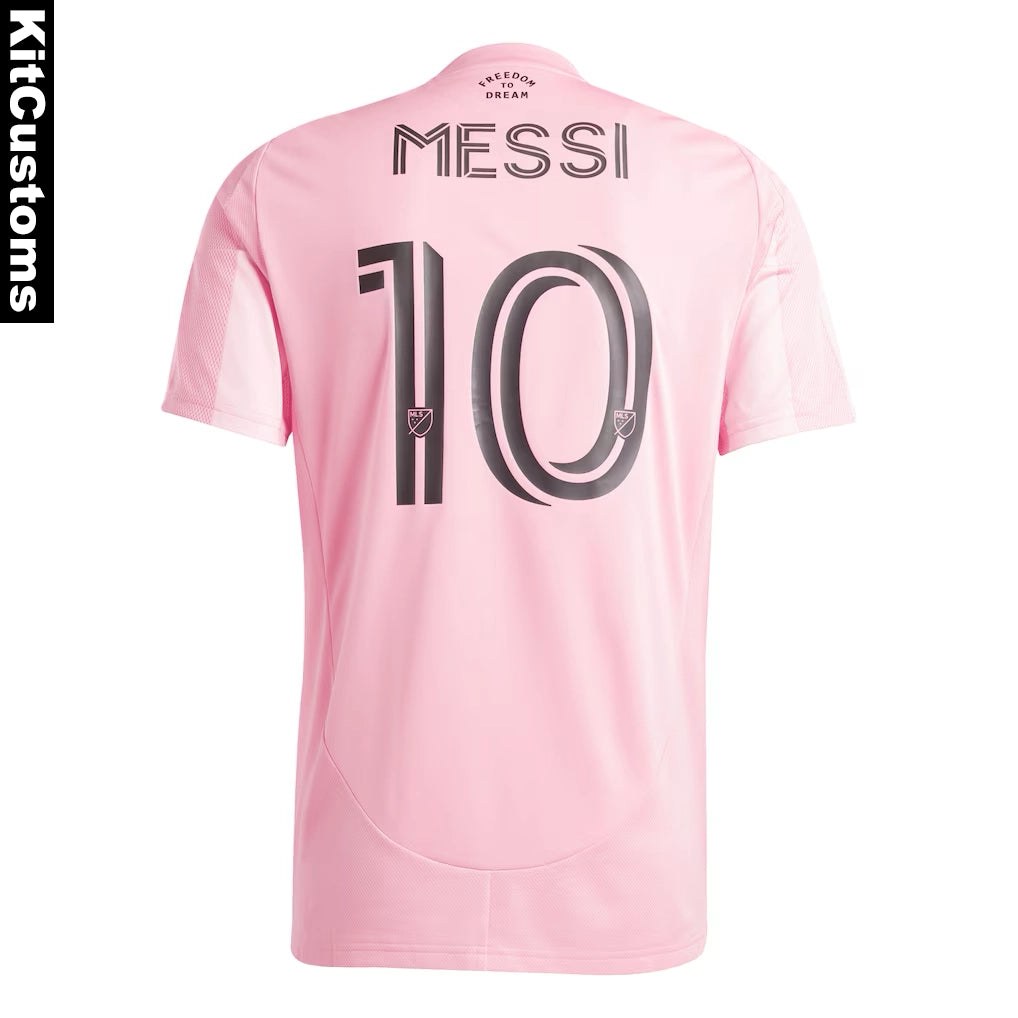 Inter Miami 2025/26 Home Jersey - Custom MESSI #10 Football Shirt | KitCustoms™