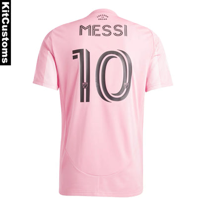 Inter Miami 2025/26 Home Jersey - Custom MESSI #10 Football Shirt | KitCustoms™