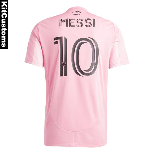Inter Miami 2025/26 Home Jersey - Custom MESSI #10 Football Shirt | KitCustoms™
