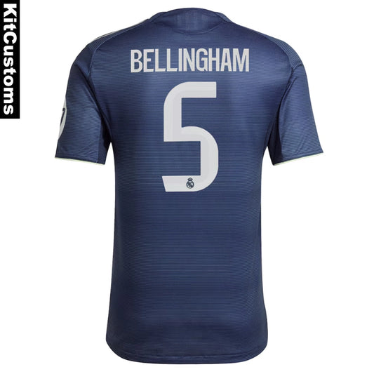 Real Madrid 25/26 Third Away Custom Football Shirt – Bellingham #5 | KitCustoms™