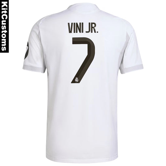 Real Madrid 25/26 Football Shirt | Custom VINI JR. #7 Jersey | KitCustoms™