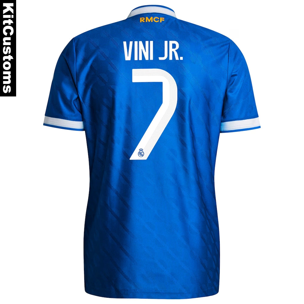 Real Madrid 2025/26 Third Football Shirt | Custom VINI JR. #7 Jersey – KitCustoms™