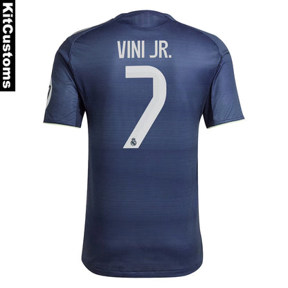 Real Madrid 2025/26 Away Jersey – Custom Vini Jr. #7 Football Shirt | KitCustoms™