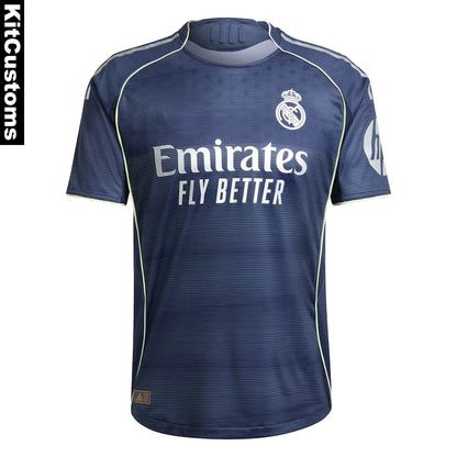 Real Madrid 2025/26 Away Jersey – Custom Vini Jr. #7 Football Shirt | KitCustoms™