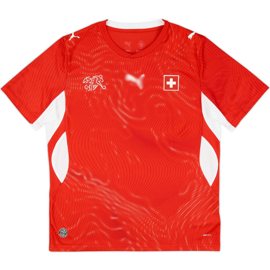 Switzerland 2026/27 Home Soccer Uniform - Custom Name