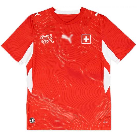 Switzerland 2026/27 Home Soccer Uniform - Custom Name
