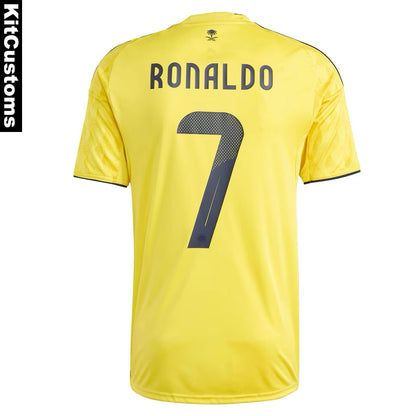 Nassr FC 2025/26 Home Custom Football Shirt | Ronaldo #7 Edition | KitCustoms™