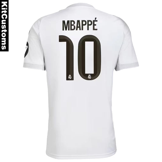 Real Madrid 25/26 Mbappé #10 Custom Football Shirt | KitCustoms™